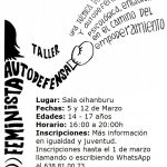 Autodefensa Feminista cartel Castellano