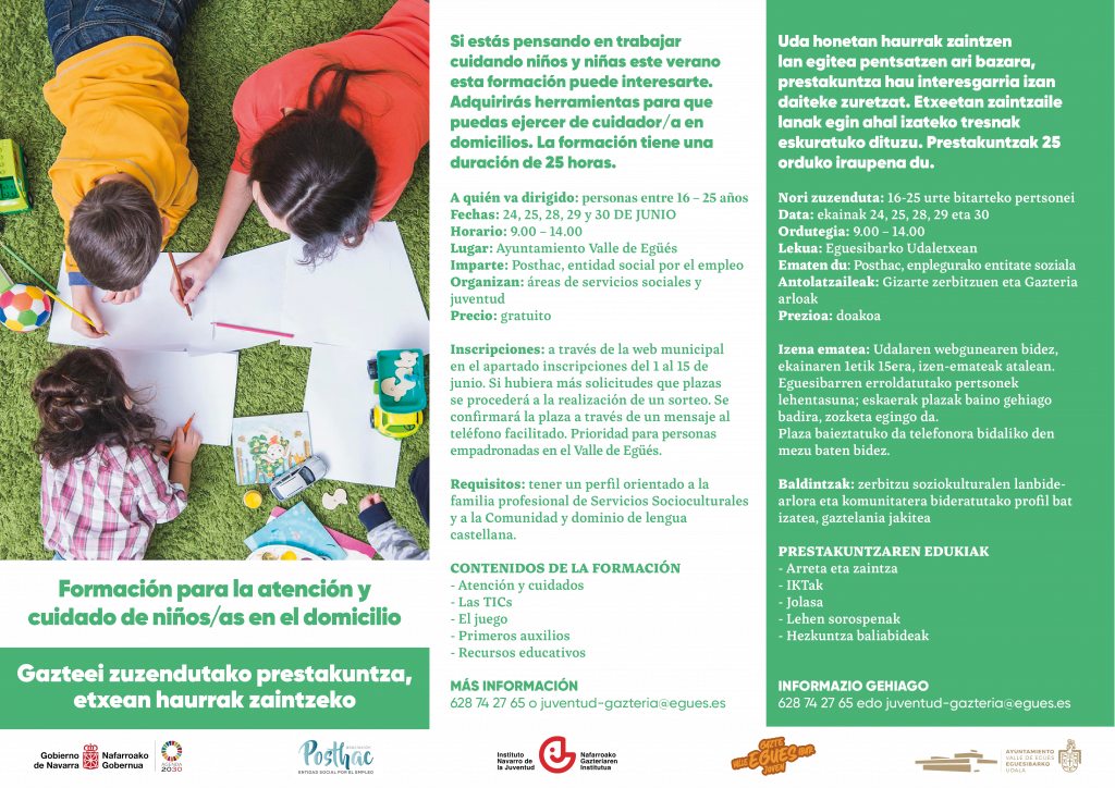 Cartel Formacion Atencion A Menores