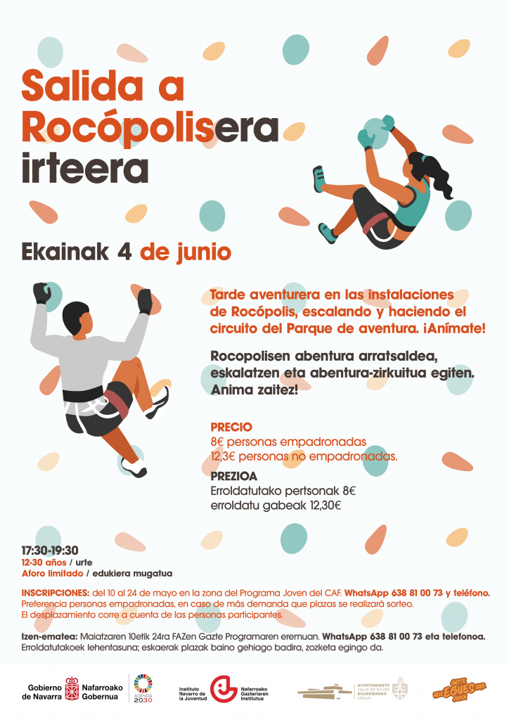 Cartel Rocodromo Juventud