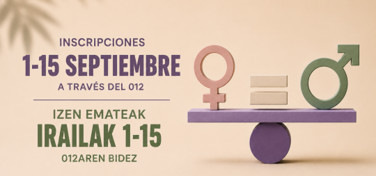 Imagen de la noticia: Abierto el plazo de inscripción para los cursos y talleres del área de  Igualdad