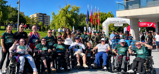 Imagen de la noticia: Sarriguren reúne a 2.000 participantes en la II Carrera Solidaria de la Guardia Civil a favor de ASPACE Navarra